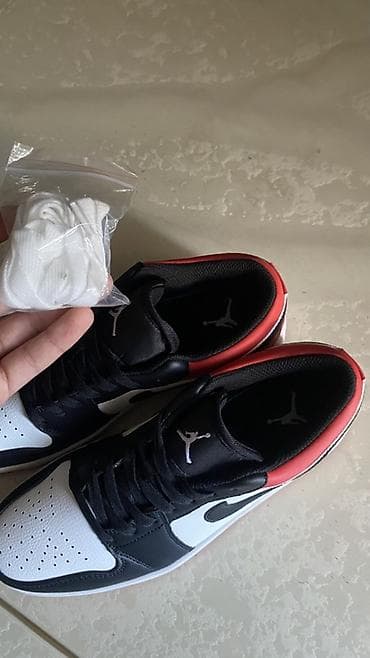 джордан 1: Мужские кроссовки, 42.5, Air Jordan, Новый, цвет - Черный — 4