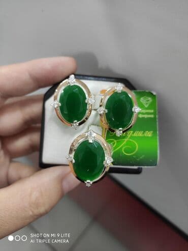 свадебные наборы ручной: Набор украшений, Проба 925, Женские, Новый — 7