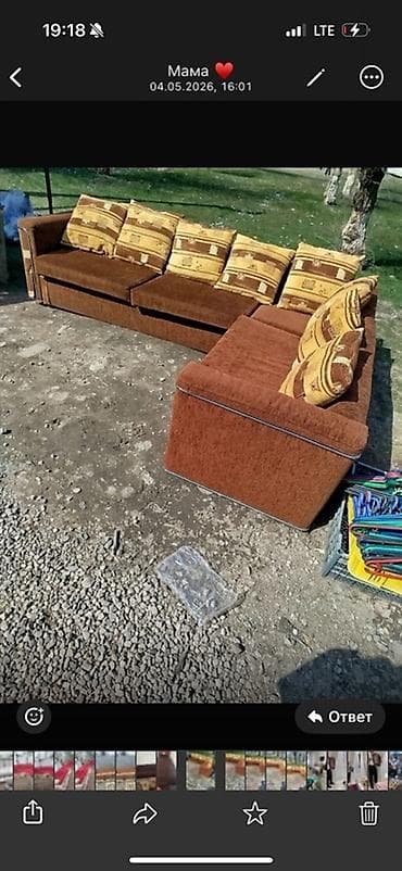 Диваны: Угловой диван, C подушками — 4