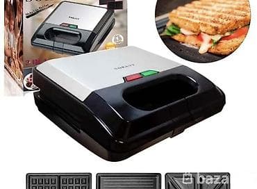 techno: Мультипекарь SOKANY 3-в-1 Функционал: - 3 сменные панели: для — 5