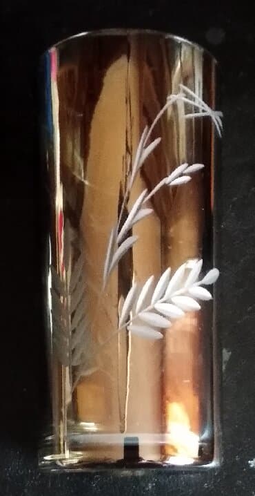 Продаю стаканы стекло емкость 300 мл, отделка напыление под