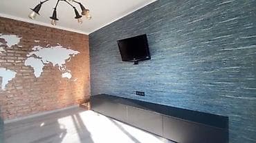 Отделка стен декоративными материалами. Профессиональные работы «под