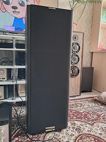 Акустическая система SHARP (напольные колонки, пара) по 200 ватт 8 ом