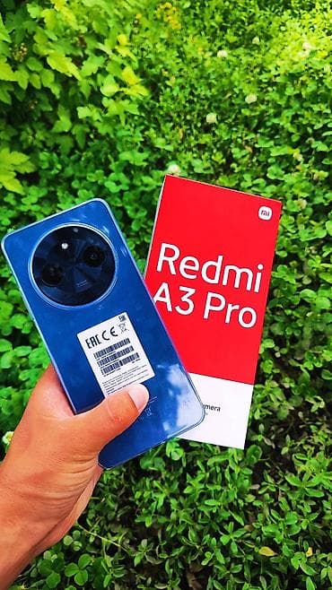 honor планшет: Redmi, Redmi A3x, Б/у, 128 ГБ, цвет - Голубой, 1 SIM, 2 SIM — 1