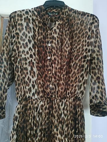 xl: Платье-макси в леопардовом принте - Бренд: Artistic Taste - Длина — 1