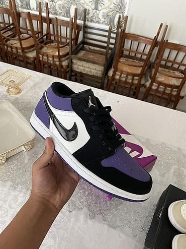 Мужские кроссовки, 44, Air Jordan, Новый, цвет - Фиолетовый — 2