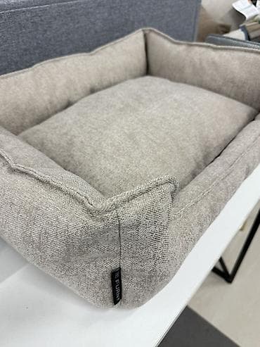 лежанка для животных: Лежанка для домашних животных, прямоугольная, с бортиками и съёмным — 3