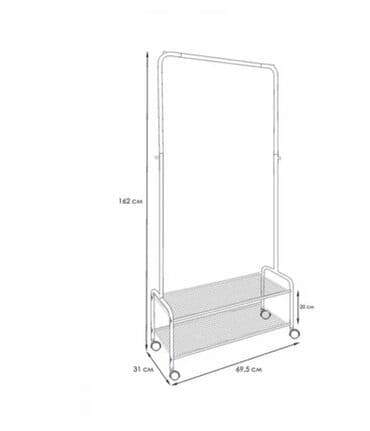 купить прихожую бу: Стильная напольная вешалка "Валенсия 22М" От российского — 4
