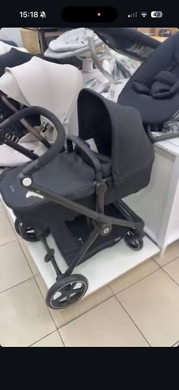 машина детский бу: Коляска, Cybex, цвет - Черный, Новый — 2
