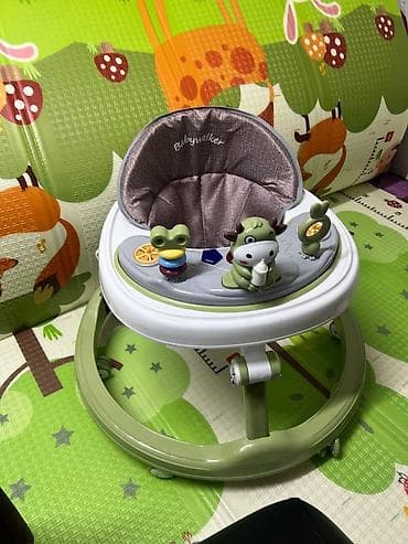 детский ходинок: Детские ходунки Babywalker - Круглая устойчивая база на колесиках для — 1