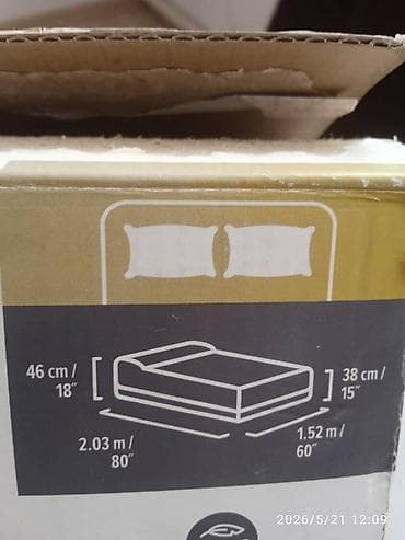 для двоих: Надувная двуспальная кровать Bestway Tritech Soft Top — 1