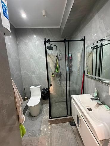 400: 2 комнаты, 80 м², Кок-Жар мкр Элитка, 8 этаж, Евроремонт — 9