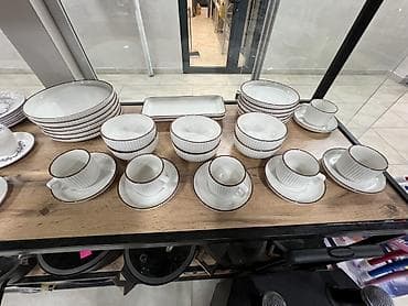 Посуда: Набор из 32 предметов на 6 персон🔥 Фарфоровые сервизы для чаепития и — 2