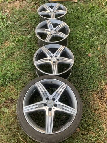 зимние шины на ниву 21214: Литые Диски R 20 AMG, Комплект, отверстий - 5, Б/у — 1