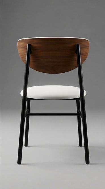 кожаное кресло: Стул для кухни, Железо, цвет - Серый — 5