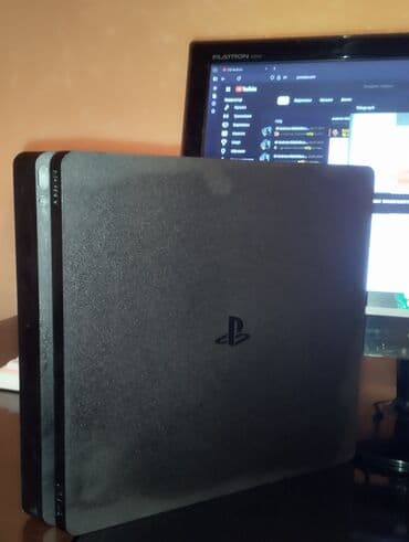 плейстейшн 2: Sony PlayStation 4 Slim (PS4 Slim) в комплекте кабель питания, hdmi — 1