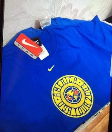 пакет одежды: Мужская футболка, XL, 2XL, Nike, Новый, цвет - Синий, Самовывоз, Платная доставка — 1