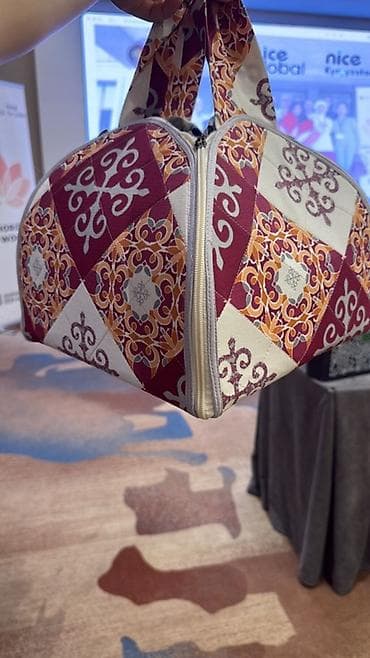 Текстильные сумки-скатерти для пикника и отдыха ручной работы Размеры