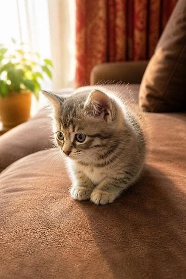серые кошки фото: Котята, помёт из 5 малышей: - тигровые табби - Возраст: 6 недель - — 1