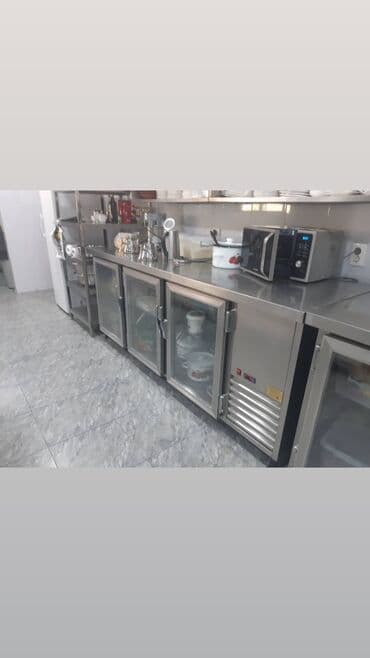 оборудование для общепита: Ванна моечная, мойка, стол из нержавейки, стол нейтральный, стеллажи — 23