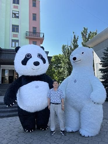 безрукавка тедди: Ростовая кукла, Мультфильм, Панда — 2