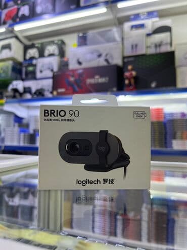 Web-камера Logitech Brio 90 FULL-HD Эта камера отлично подходит для at lalafo.kg Web-камера Logitech Brio 90 FULL-HD Эта камера отлично подходит для