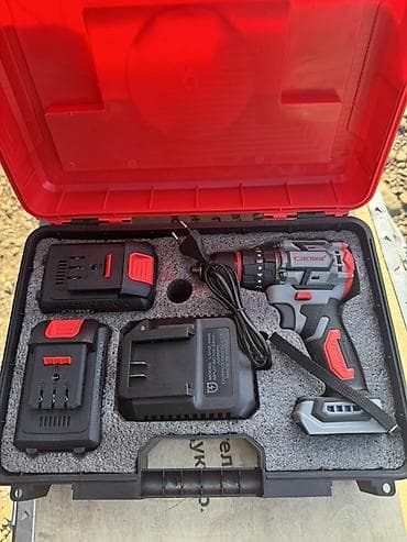 Аккумуляторная дрель‑шуруповерт CROWN в кейсе. Характеристики и at lalafo.kg Аккумуляторная дрель‑шуруповерт CROWN в кейсе. Характеристики и