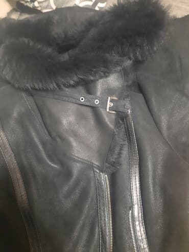 Спецодежда: Дубленка, Классическая модель, Турция, По колено, С капюшоном, M — 5