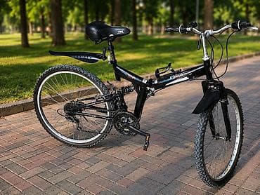 воздушный вилка: Складной горный велосипед KORUM - Тип: горный (MTB), складная рама с — 1