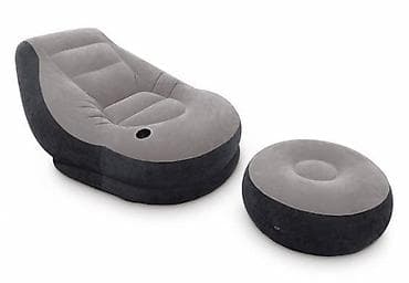 лежаки для бассейна: INTEX 68564NP Надувное кресло с пуфиком "Intex Ultra Lounge 68564NP" — 2
