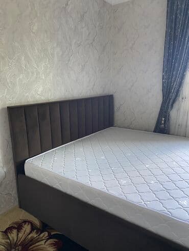 Двуспальная кровать, Новый, С матрасом, В рассрочку, длина - 200 см at lalafo.kg Двуспальная кровать, Новый, С матрасом, В рассрочку, длина - 200 см