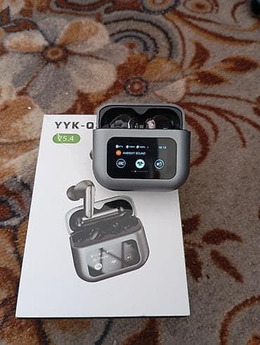 наушники на телефон: Беспроводные наушники YYK-Q30 (Bluetooth v5.4) с сенсорным экраном на — 3
