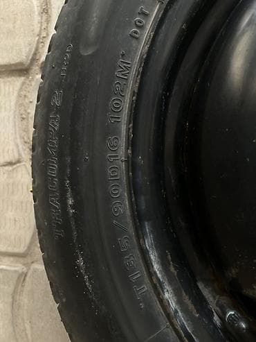 Транспорт: Колеса в сборе 135 / >80 / R 16, Всесезонная, Б/у, Запаска, Легковые, Железные, отверстий - 5 — 5