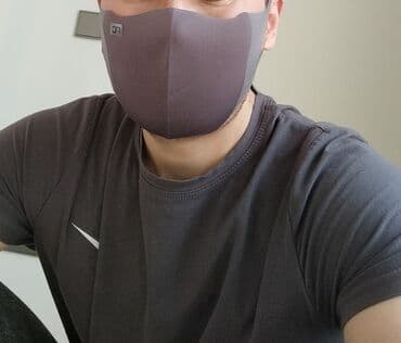 Тонометрлер: Многоразовая маска для лица из эластичной ткани - Анатомическая форма — 6