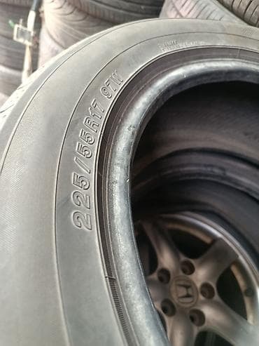 ki 5: Шины 225 / 55 / R 17, Лето, Б/у, Пара, Легковые, Япония, Yokohama — 2