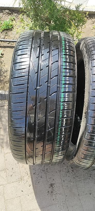 корейские летние шины: Шины 235 / 50 / R 19, Лето, Б/у, Комплект, Внедорожные (АТ/МТ), Hankook — 8
