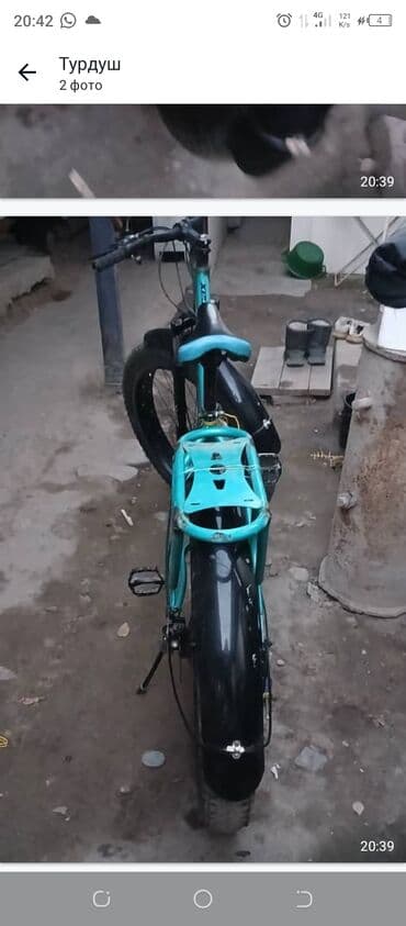 сколько стоят покрышки на велосипед: Фэтбайк (широкие колёса) - Рама: хардтейл, цвет бирюзовый - Колёса — 3