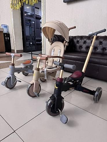 mersedes c180: Детский многофункциональный трехколесный велосипед-трансформер - — 1