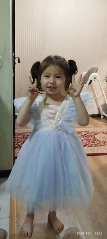 джинсовое платье турция большого размера: Детское платье, Новый — 8