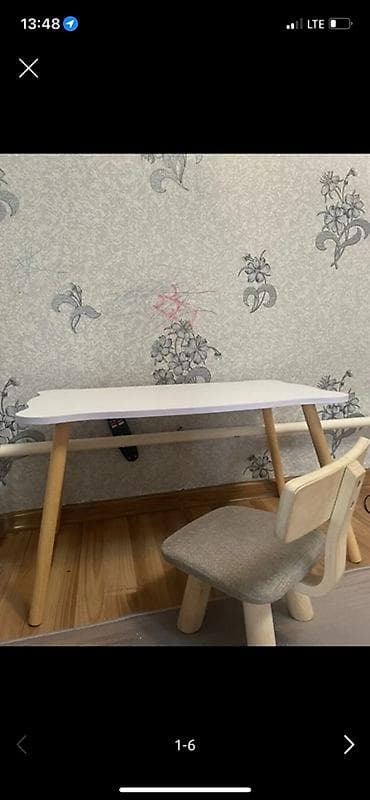 dinner table: Комплект детского стола и стула, Самовывоз — 1