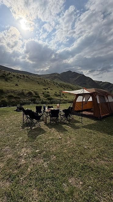Спорт и отдых: 🏕️ Кемпинг палатка (?185 см) Бул кең жана ыңгайлуу кемпинг палатка — 2