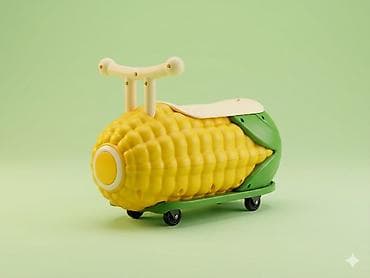 Толокары: Детский катальный каталка в форме початка кукурузы - Игровая каталка — 1