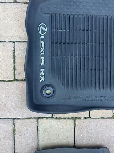 полики rx330: Родные Резиновые Полики Для салона Lexus, цвет - Черный, Самовывоз — 3