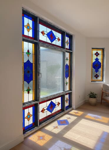 жалюзи на стеклопакеты: Буюртмага пластик терезелер, Витраждык, Акы төлөнүүчү орнотуу — 1