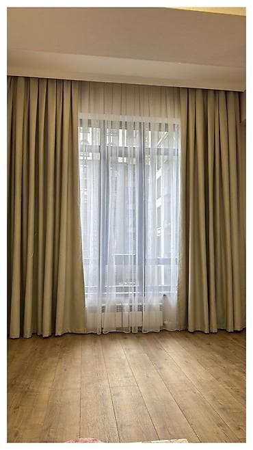 mini projector: Комплект штор, С тюлем в комплекте, Готовое изделие, Для спальни — 1