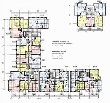 Кыймылсыз мүлк: 1 бөлмө, 44 м², Элитка, 4 кабат, Даяр ПСО (өзү оңдоп түзөтүп бүтүү үчүн) — 3