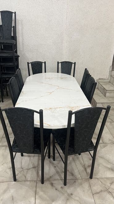 б у стол со стульями для кухни: Кухонный стол и стул, Новый, Платная доставка — 9