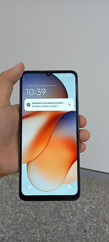 дешёвые телефоны: Redmi, Redmi 13C, Б/у, 256 ГБ, цвет - Синий, 2 SIM — 2