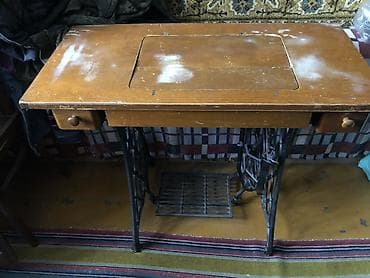 Стационарные телефоны: Механическая швейная машина ПМЗ (Подольский механический завод) в — 2