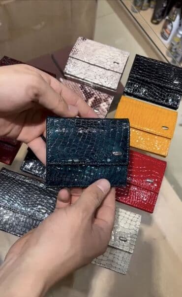 брендовые кошельки: Кожаный кошелёк — 8